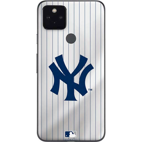 MLB New York Yankees Home Jersey Google Pixel 5a Skin